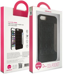  Ozaki O!coat 0.3+Pocket  iPhone 7 Black (OC737BK) 4