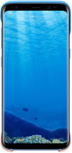  Samsung 2 Piece Cover Galaxy S8 Plus Blue Peach 3