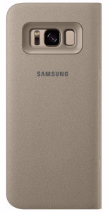   Samsung S8/EF-NG950PFEGRU - LED View Cover Gold (1)