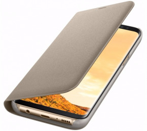   Samsung S8/EF-NG950PFEGRU - LED View Cover Gold (3)