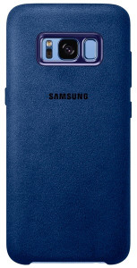  Samsung S8+/EF-XG955ALEGRU - Alcantara Cover Blue