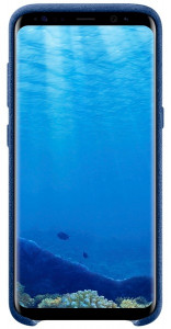  Samsung S8+/EF-XG955ALEGRU - Alcantara Cover Blue 3