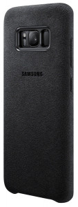  Samsung S8+/EF-XG955ASEGRU - Alcantara Cover Dark Gray 3