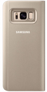  Samsung S8/EF-ZG950CFEGRU - Clear View Standing Cover Gold 3
