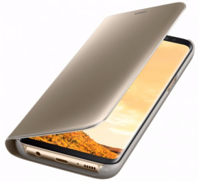  Samsung S8/EF-ZG950CFEGRU - Clear View Standing Cover Gold 4