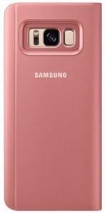  Samsung S8+/EF-ZG955CPEGRU -Clear View Standing Cover Pink 3