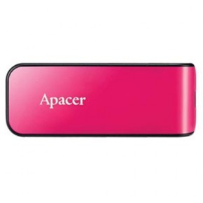 - USB Apacer 64GB AH334 pink USB 2.0 (AP64GAH334P-1)