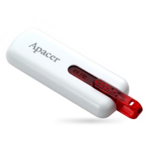  USB Apacer AH326 8GB White USB 2.0 (AP8GAH326W-1)