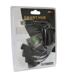 USB HUB Lapara LA-UH803-A black 4