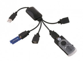 USB HUB Lapara LA-UH803-A black 6