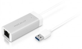 USB Hub Macally USB 3.0 to Gigabit Ethernet (U3GBA)