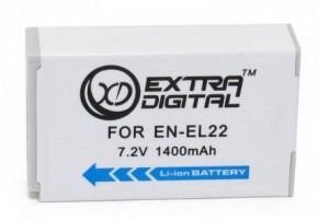  Extradigital  Nikon EN-EL22, Li-ion, 1400 mAh (BDN2683) 3