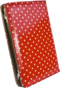     Tuff-Luv Slim Book (C2 40) Red Polka-Hot