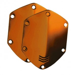   V-Moda Crossfade Over-Ear Headphone Metal Shield Kit Sun Orange
