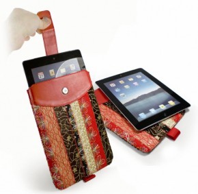   Apple iPad2/3 Tuff-Luv Pull-Tab (E5 9) Medina Red 5