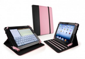   Apple iPad2/3 Tuff-Luv Slim-Stand (C10 62) Pink/Black 6