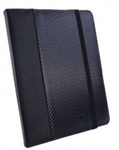   Apple iPad2/3 Tuff-Luv Slim-Stand (C10 66) Carbon Fibre Black