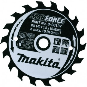   Makita ... MakForce 140x15,88  18 (B-08137)