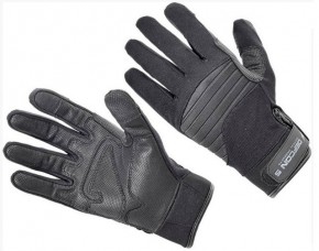  Defcon 5 Armor Tex GloveS with Leather Palm L Black (D5-GL320PPG B/L)