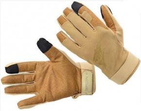  Defcon 5 Shooting GloveS with Leather Palm Coyote Tan M  (D5-GLAV01 CT/M)