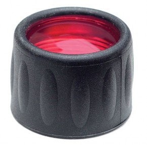   Princeton Tec AA Red Lens Cap w/ Rubber Cover