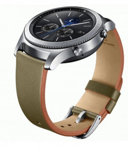  Samsung Gear S3 Classic Leather Band Olive Green (ET-YSL76MGEGRU)