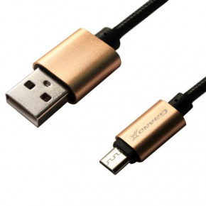    Grand-X QC (1xUSB 3) Black (CH27BM) +  Micro USB 4