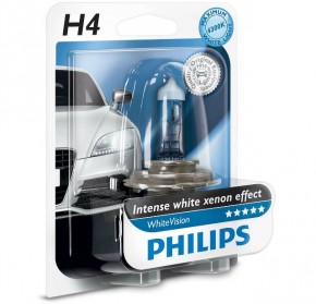   Philips 12342WHVB1 H4 60/55W 12V P43t WhiteVision 60% (4300K) (2)