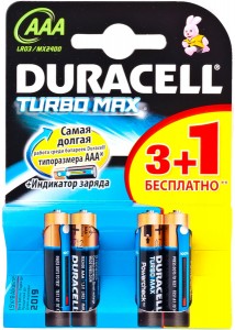  Duracell LR03 MN2400 KPD 04*10 Turbo Max 1x(3+1)  (81368066)