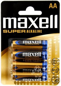  Maxell Alkaline LR06/AA Blister 4 (MXBLR06)