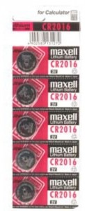  Maxell CR2016 Blister 5 (MXBCR2016)