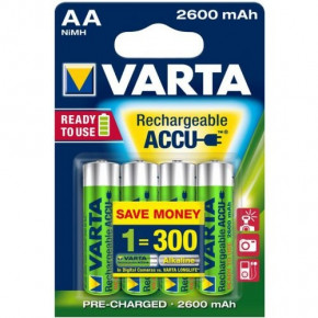  Varta 2600 mAh AA Ready 2 Use ACCU 3