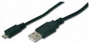 Digitus EDNET USB 2.0 (AM/microB) 1.0, Black (84129*)