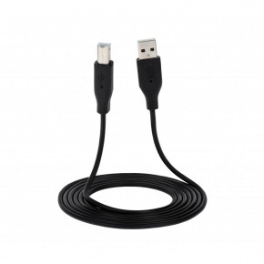  2E USB 2.0 (AM/BM) DSTP 1.8 Black (2E-W-3169m1.8)