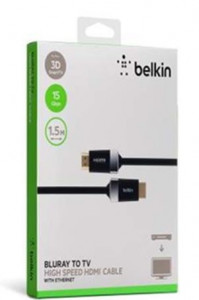  Belkin HDMI AM/AM 3  Black (AV10150bf3M) 3