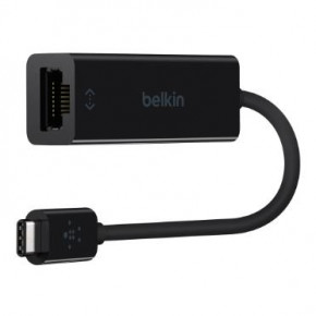  Belkin USB-C to Gigabit Ethernet Adapter (F2CU040btBLK)