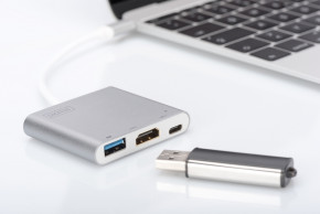  Digitus USB Type-C to HDMI/USB 3.0/Type-C (DA-70838) 3