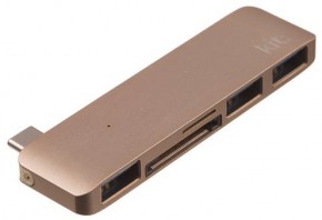  Kit USB-C Multiport USB-C to 3xUSB 3.0 Gold (C5IN1GD)
