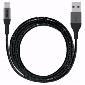  Ozaki T-cable L200 2M USB to lightning cable Aluminum Black (OT223ABK)