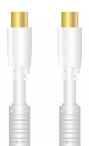   Sinox SX Plus Digi ntenna M-F 100Hz 90dB +angled m-f adaptor, White 5.0m (SXV8805)