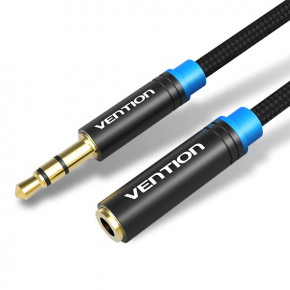  Vention Audio 3.5 mm M - 3.5 mm F 1.5 m Black (VAB-B06-B150-M)