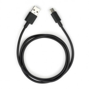  Vinga USB 2.0 AM to Type-C PVC 1m black  (VCPDCTC1BK)