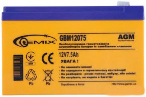  Gemix GBM12075/12V 7.5Ah
