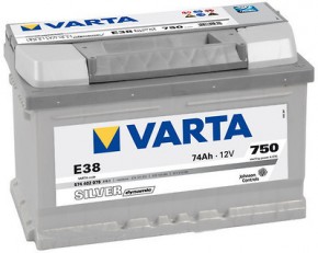   Varta Silver Dynamic E38 74Ah-12v R EN750