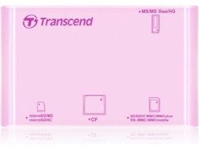  Transcend USB 2.0 All-in-1 Rose (TS-RDP8R)