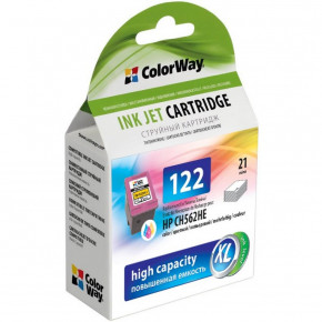  ColorWay HP CH562HE (No.122) (ink level) (CW-H122XLC-I)
