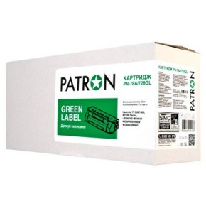   Patron LJ CE278A/Canon 728 GREEN Label (PN-78A/728GL) (0)