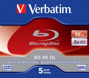  Verbatim BD-RE DL 50GB 2x Jewel Case 5 (43760) 3