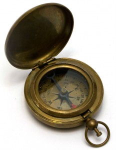      Brass Pocket Compass - 1.75in 6,551,5  (28234)