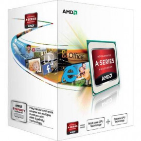  AMD A4-5300 FM2 2  3.40GHz HT 4000MHz GPU 723MHz L2 2x512KB (AD5300OKHJBOX)